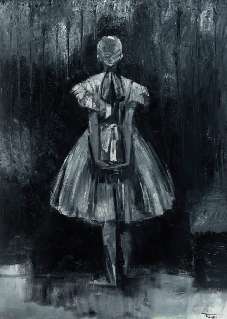 Agata Tkaczyk (ur. 1986), The ballerina took a short break before the nest rehearsal, 2026