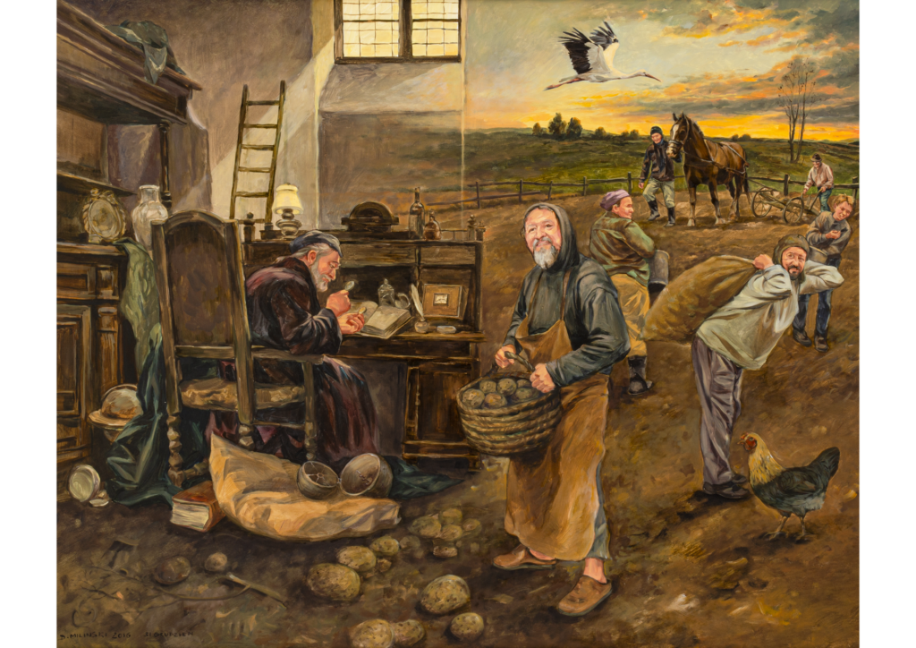 Dariusz Miliński (ur. 1957), Wynalazcy i zbieracze kartofli, 2016