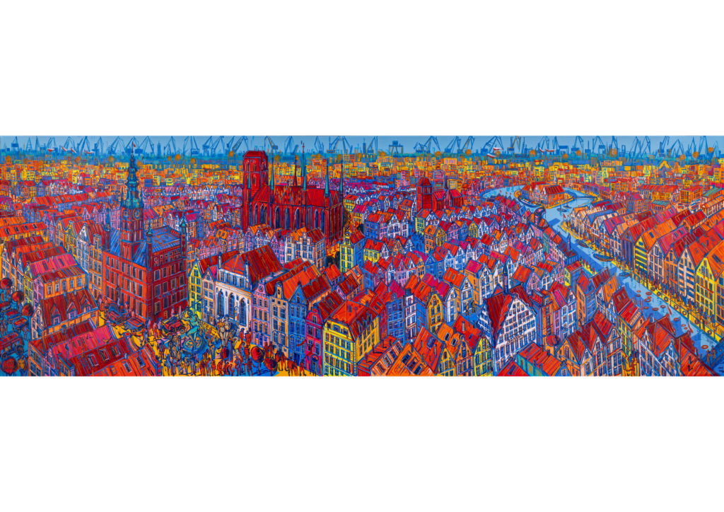 Joanna Mieszko (ur. 1969), Gdańsk panorama, 2025