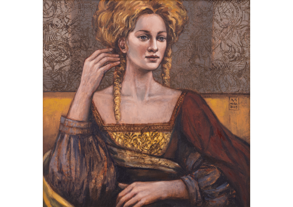 Mira Skoczek-Wojnicka (ur. 1959), Barokowy portret, 2025